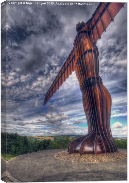  Angel of the North Canvas Print by Nigel Bangert