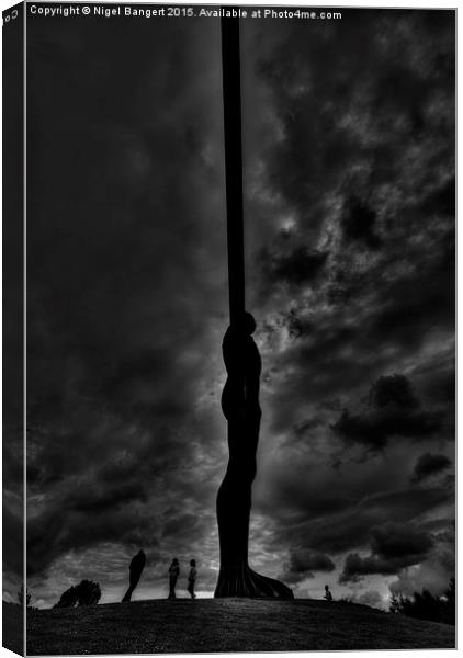  Angel of the North Canvas Print by Nigel Bangert