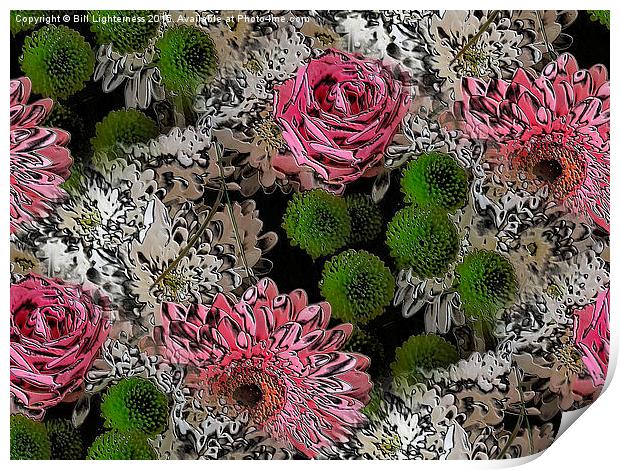  Flower Power Print by Bill Lighterness