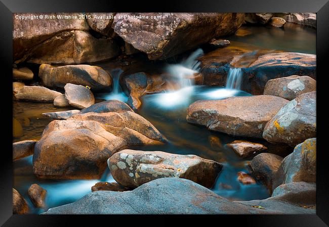  Ba Ho Waterfall, Vietnam Framed Print by Rich Wiltshire