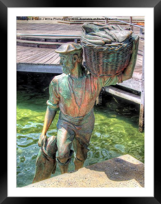  Fishing Harbour Fremantle WA 2  Framed Mounted Print by Colin Williams Photography