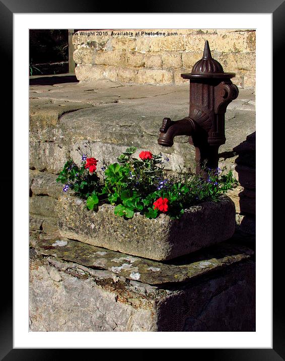  The Village Pump, Castle Combe Framed Mounted Print by Andrew Wright