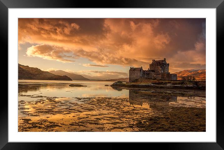 Highland Sunset Framed Mounted Print by Steve Cole