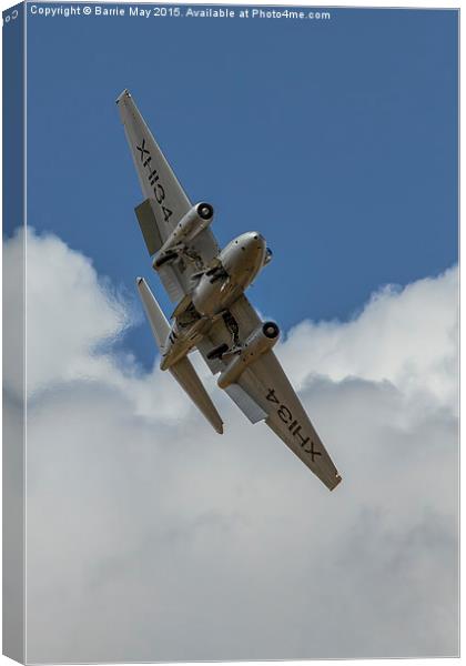 Canberra XH134 Canvas Print by Barrie May