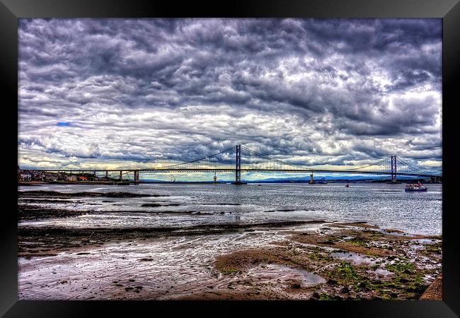Clouds over the Bridge Framed Print by Tom Gomez