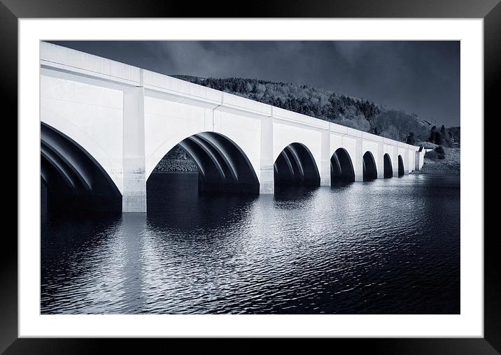 Ashopton Viaduct and Ladybower  Framed Mounted Print by Darren Galpin