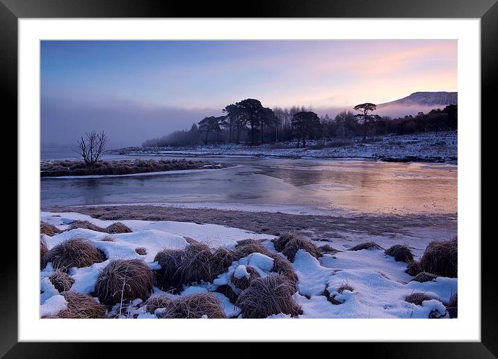  Sunrise in Loch Tulla Framed Mounted Print by Stephen Taylor