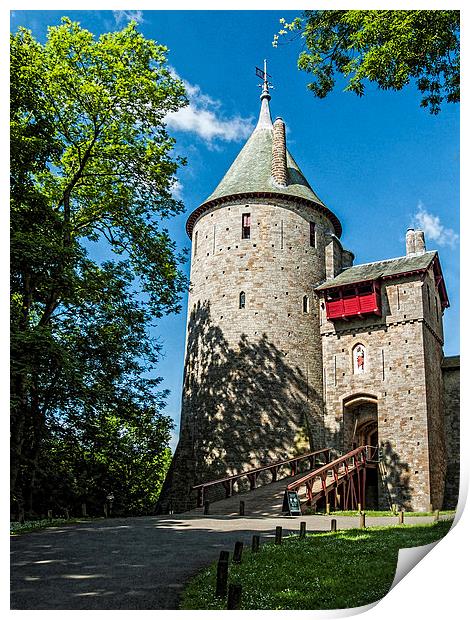 Castell Coch Print by Steve Purnell
