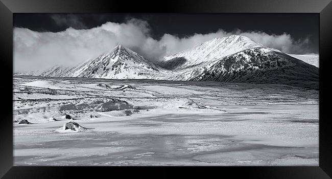 Winter on the west higland way Framed Print by Stephen Taylor