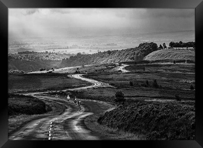  The Long winding Road Framed Print by Ceri Jones