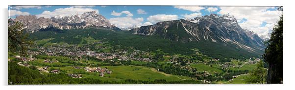  View over Cortina Acrylic by Ceri Jones