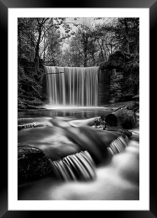  Nant Mill Falls Framed Mounted Print by Jed Pearson