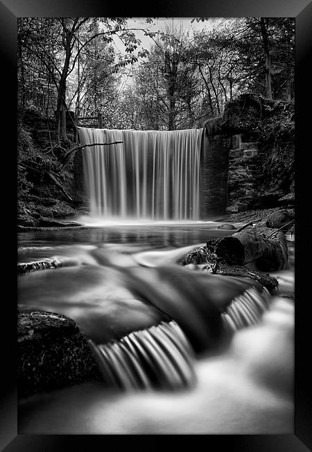  Nant Mill Falls Framed Print by Jed Pearson