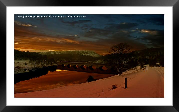  Valley Dawn Framed Mounted Print by Nigel Hatton
