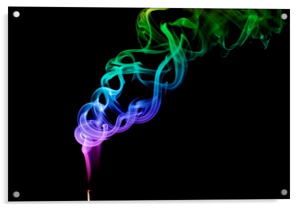  Smoke Art 3 Acrylic by Jason Moss