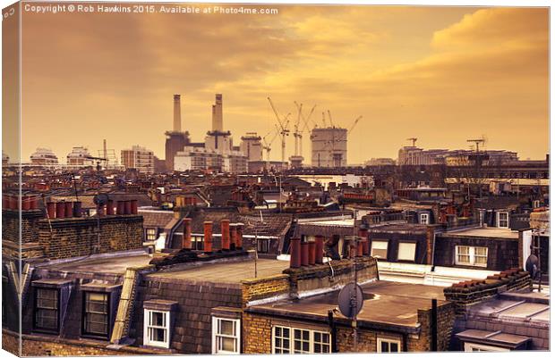  South London Skyline  Canvas Print by Rob Hawkins