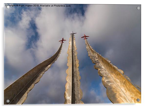 Reach for the sky Acrylic by Nigel Higson