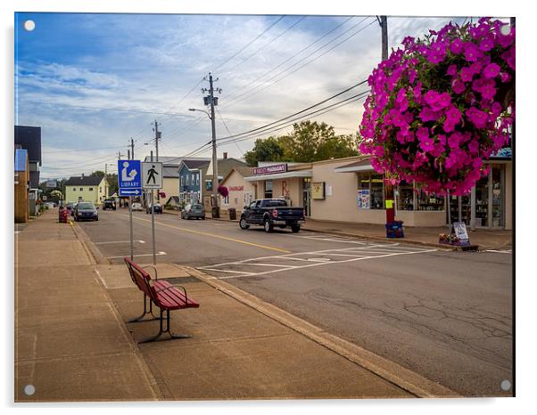  Main Street, Parrsboro, Nova Scotia, Canada Acrylic by Mark Llewellyn