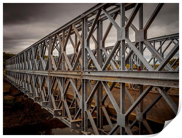Iron Bridge, Port Granville, Nova Scotia, Canada Print by Mark Llewellyn
