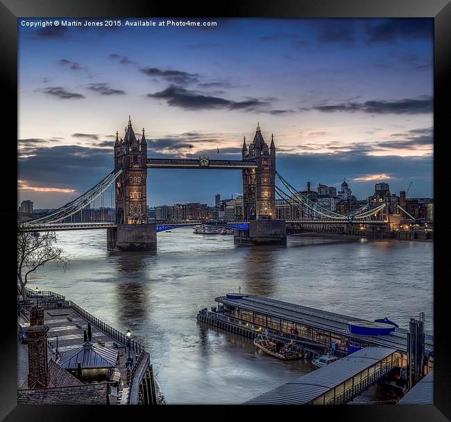  Dawn over the Thames at Tower Bridge Framed Print by K7 Photography