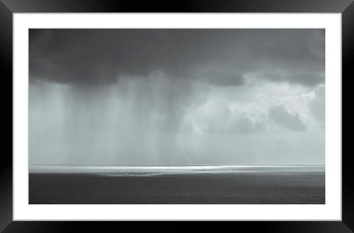  Rain Framed Mounted Print by David Martin