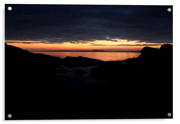  Kintyre Sunset Acrylic by James Buckle