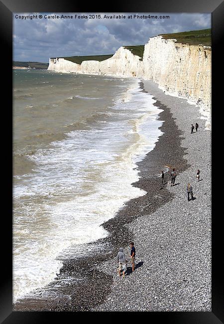  Seven Sisters From Birling Gap   Framed Print by Carole-Anne Fooks