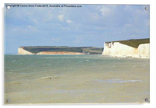   Seven Sisters From Birling Gap   Acrylic by Carole-Anne Fooks