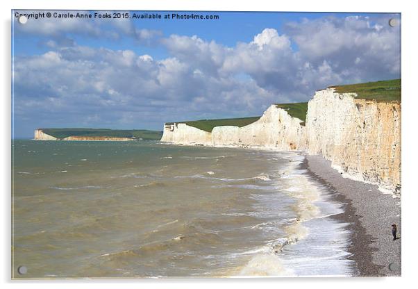    Seven Sisters From Birling Gap   Acrylic by Carole-Anne Fooks