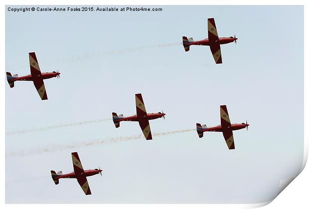   The Roulettes Print by Carole-Anne Fooks