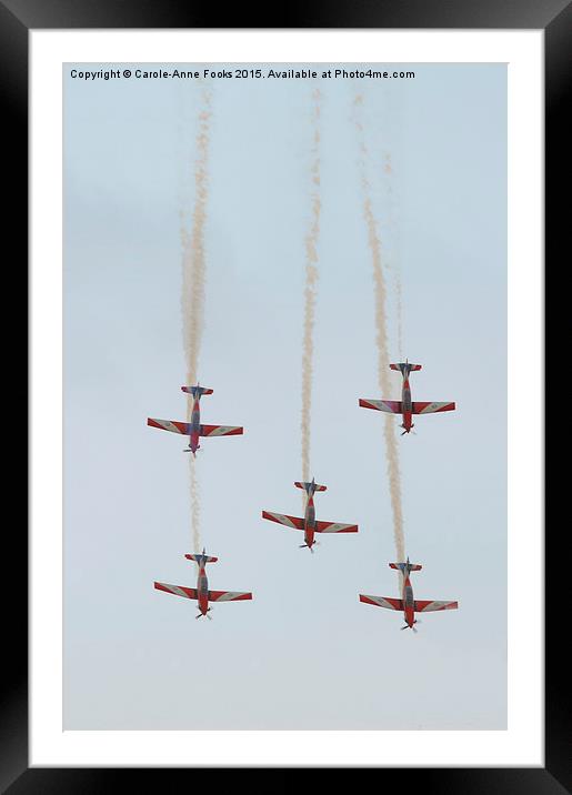    The Roulettes Framed Mounted Print by Carole-Anne Fooks