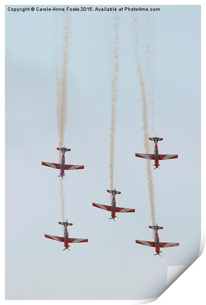    The Roulettes Print by Carole-Anne Fooks