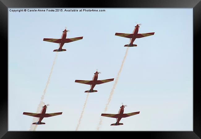  The Roulettes Framed Print by Carole-Anne Fooks
