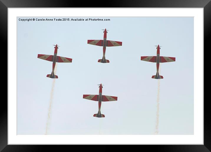   The Roulettes Framed Mounted Print by Carole-Anne Fooks