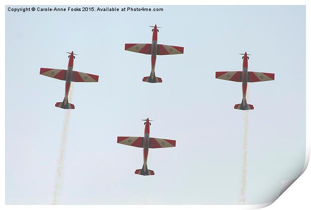   The Roulettes Print by Carole-Anne Fooks