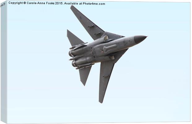  F111 in the Air Canvas Print by Carole-Anne Fooks