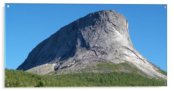 Norwegian Mountain Acrylic by Ingemar Grahn