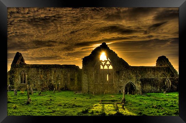 Ruins of Ireland - Dominican Priory Athenry Framed Print by Andreas Hartmann