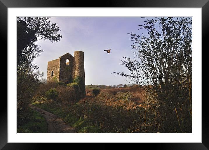 Great Flat Lode, Cornwall Framed Mounted Print by C.C Photography