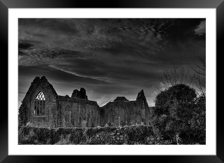 Ruins of Ireland - Dominican Priory Athenry Framed Mounted Print by Andreas Hartmann