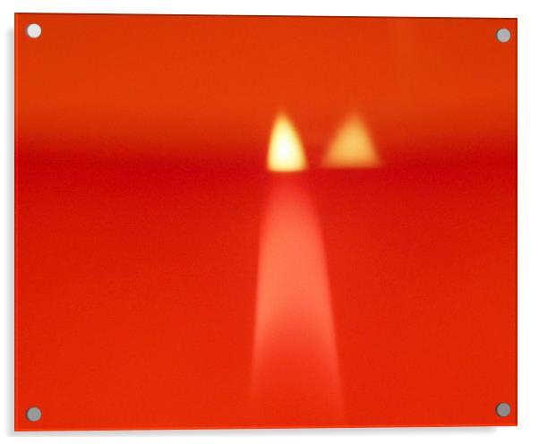 Candle Acrylic by Victor Burnside