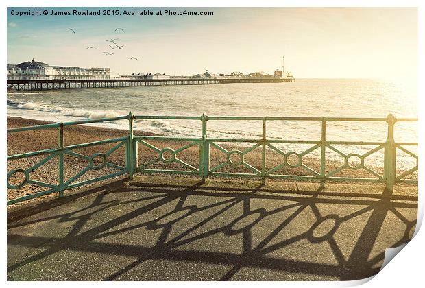  Day out in Brighton Print by James Rowland