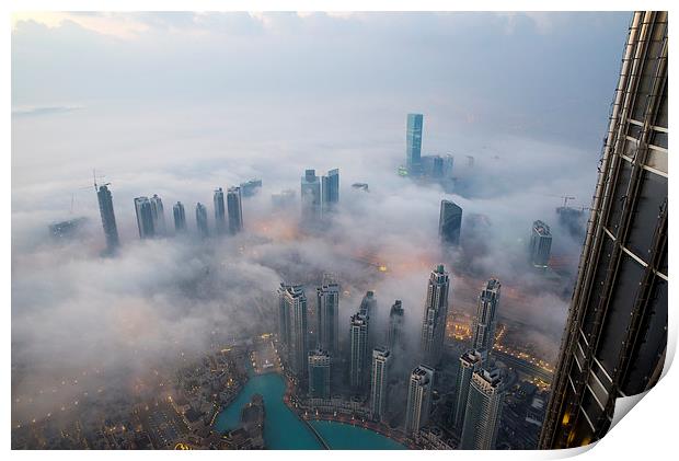  Dubai mist Print by Dave Wragg