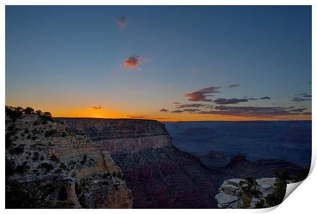  Grand Canyon Sunset Print by Greg Marshall