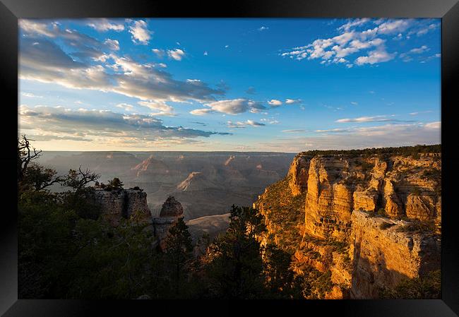 Grand Canyon Sunset Framed Print by Greg Marshall