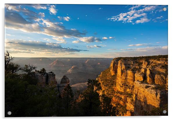 Grand Canyon Sunset Acrylic by Greg Marshall
