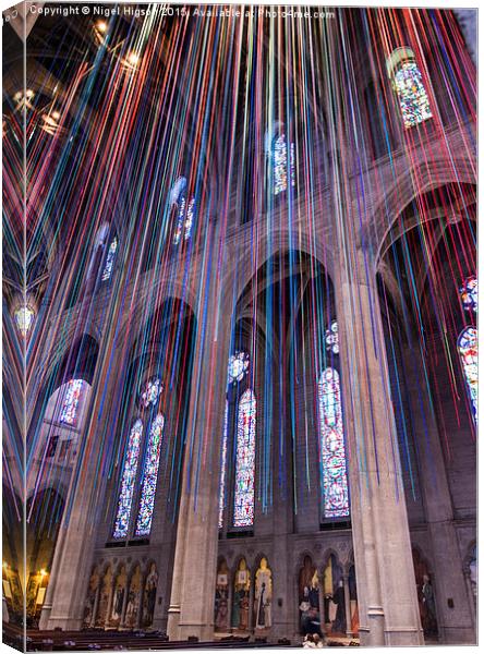 Grace Cathedral, San Francisco Canvas Print by Nigel Higson