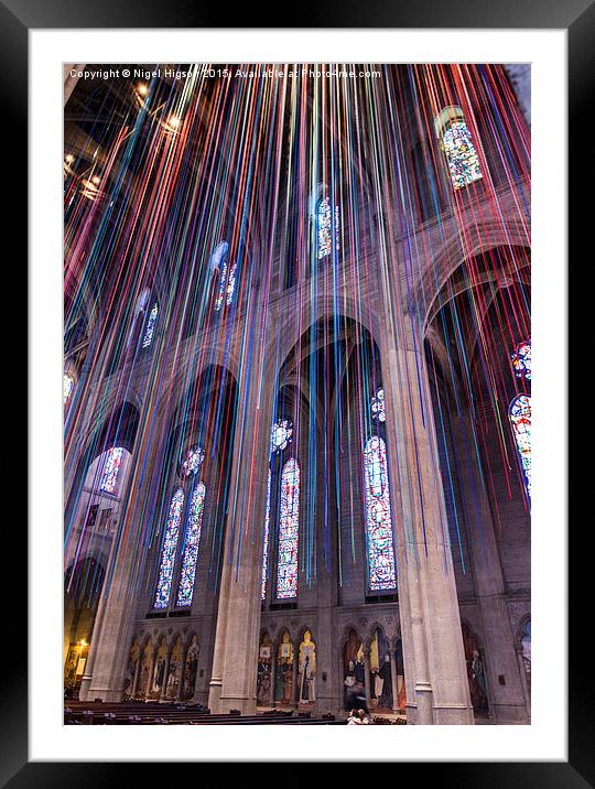  Grace Cathedral, San Francisco Framed Mounted Print by Nigel Higson