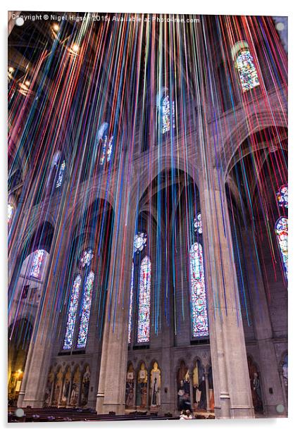  Grace Cathedral, San Francisco Acrylic by Nigel Higson
