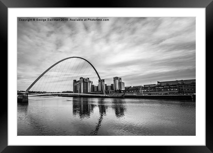 Baltic on Tyne Framed Mounted Print by George Davidson